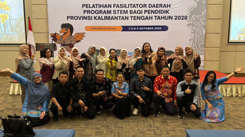 Tiga Guru SMAN 3 Palangka Raya Ikuti Pelatihan Fasilitator Daerah STEM Tahun 2026